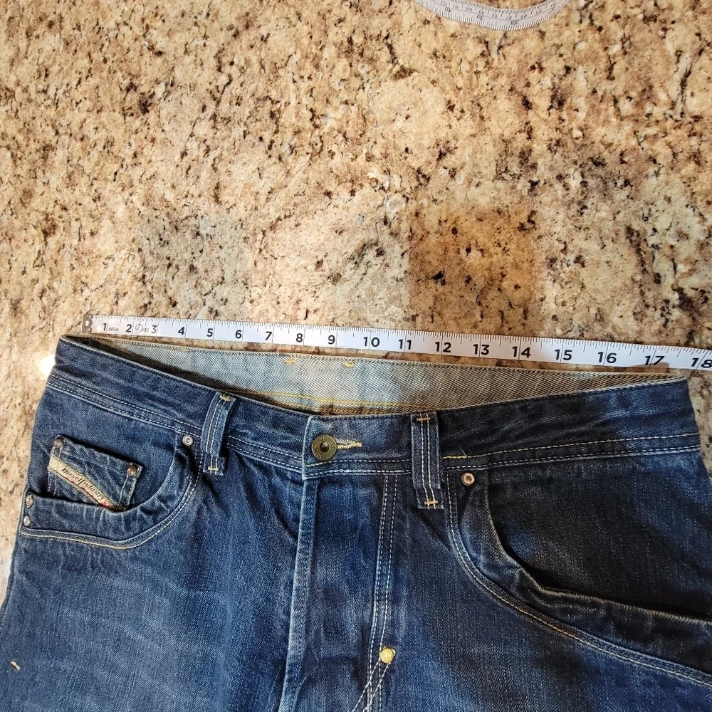 Diesel Denim Men's Blue Jeans 32X30 - Picture 3 of 9